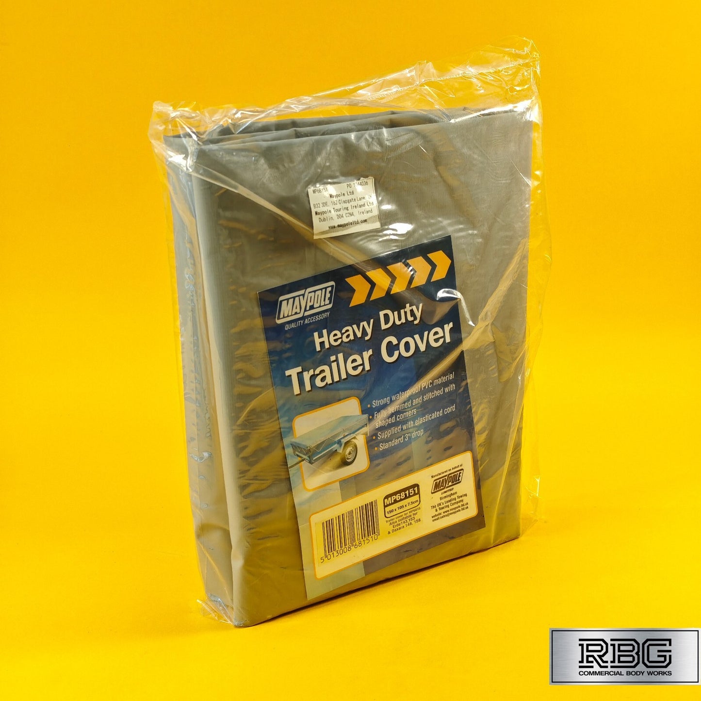 Trailer Flat Cover Fits Erde 143 153 Maypole MP6815 & Daxara 148 158 Trailers UK