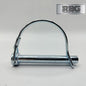 D Lock Pin - 10X70MM Wire Shaft Clip Lynch Linch Trailer Tractor Taw Locking