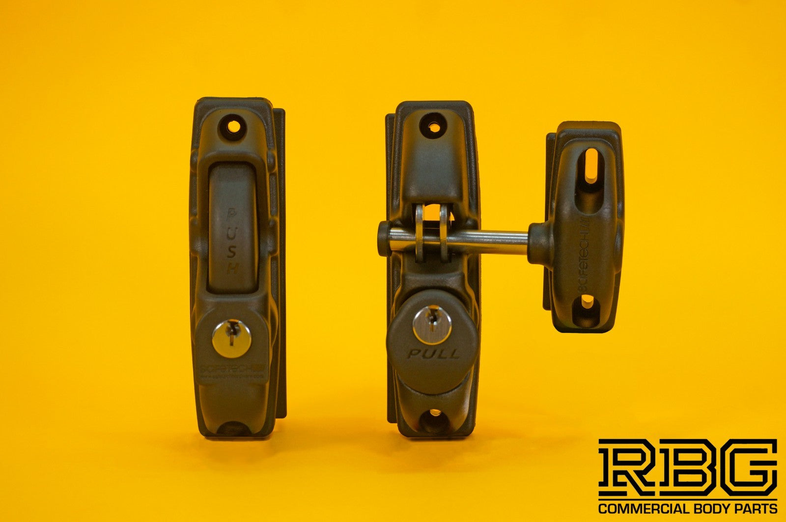 Double Hook Gate Latch Double Sided Lock SafeTech Garden Fence Gravity Latch