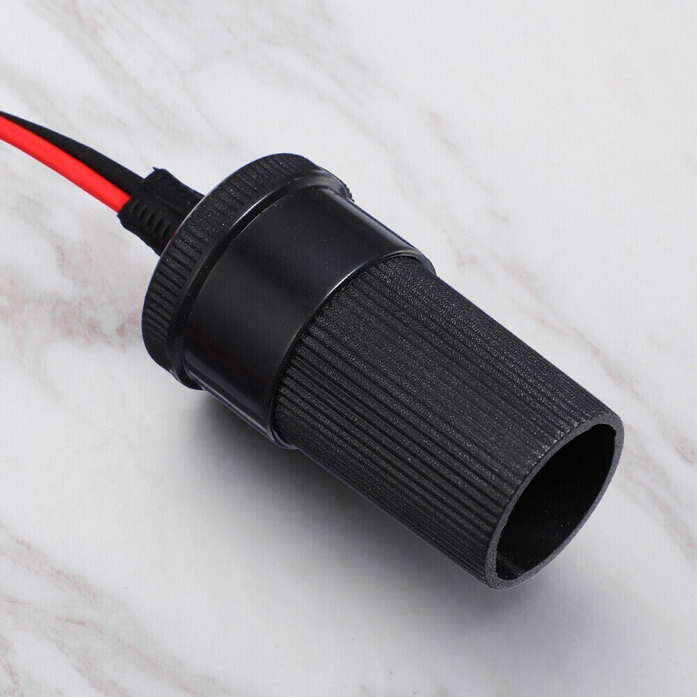 Car Battery to Power Plug Adapter Cable Folder, Auto Battery Alligator Clip