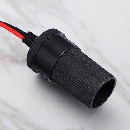 Car Battery to Power Plug Adapter Cable Folder, Auto Battery Alligator Clip