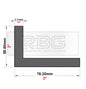 ALUMINIUM ANGLE Equal & Unequal Angles All Sizes & Thickness Free UK Delivery