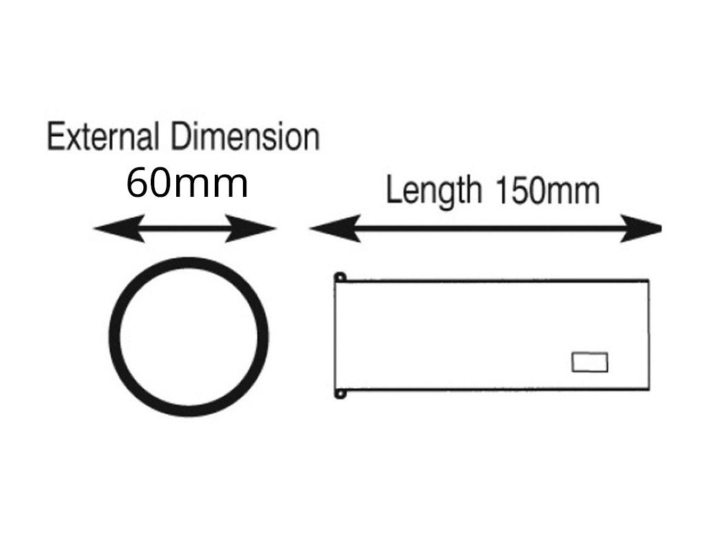 Rolled End Exhaust Tip Stainless Steel Round Tailpipe 36mm-46mm Fitting Range