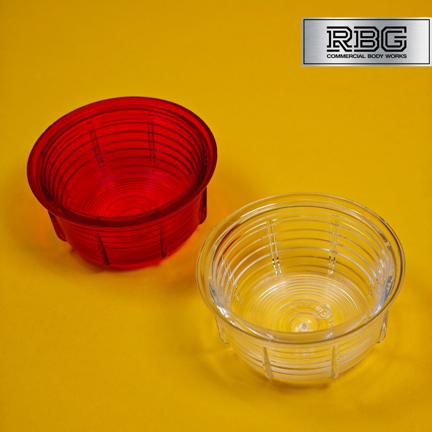Replacement Lens Britax Red & White Set for Side Marker Lamp for Trailer, Truck