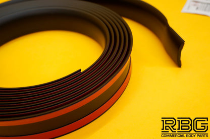 Body and Bumper Guard Kit 5m Black Rubber Moulding Strip + End Caps 47mm E-TECH