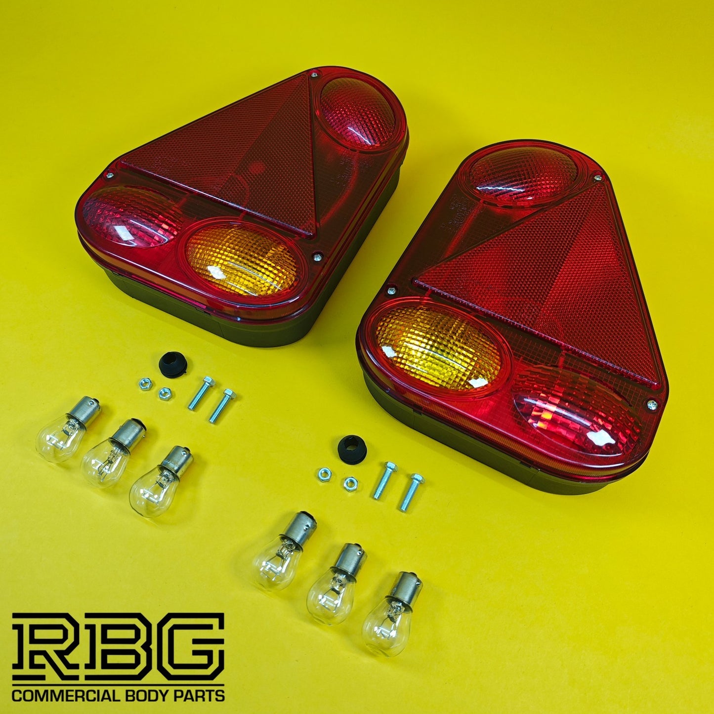 Rear Combination Lamp PAIR LEFT & RIGHT Radex Light Trailer Caravan 5 Function