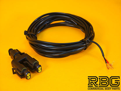 3 Way SuperSeal Splitter + 3Pc Connector Kit 2 Pin + 5m Cable SET Male Y Piece