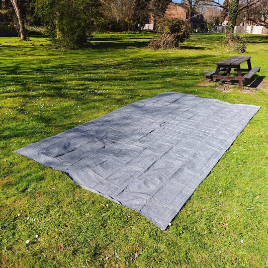 Awning Carpet Breathable Woven For Tent Caravan Campervan Camping 2.5m x 4.5m UK