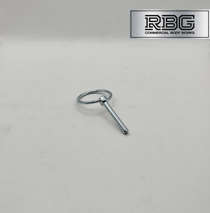 2x Lynch Pins Ø6 x 45mm Zinc Plated Steel Linch Pins Trailer, Tractor, Truck
