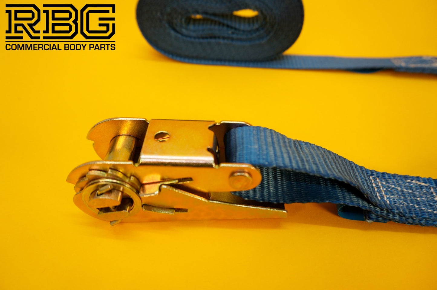 Ratchet Strap Tie Down 1500kg High-Vis Blue 5m 25mm Lashing Cargo Recovery