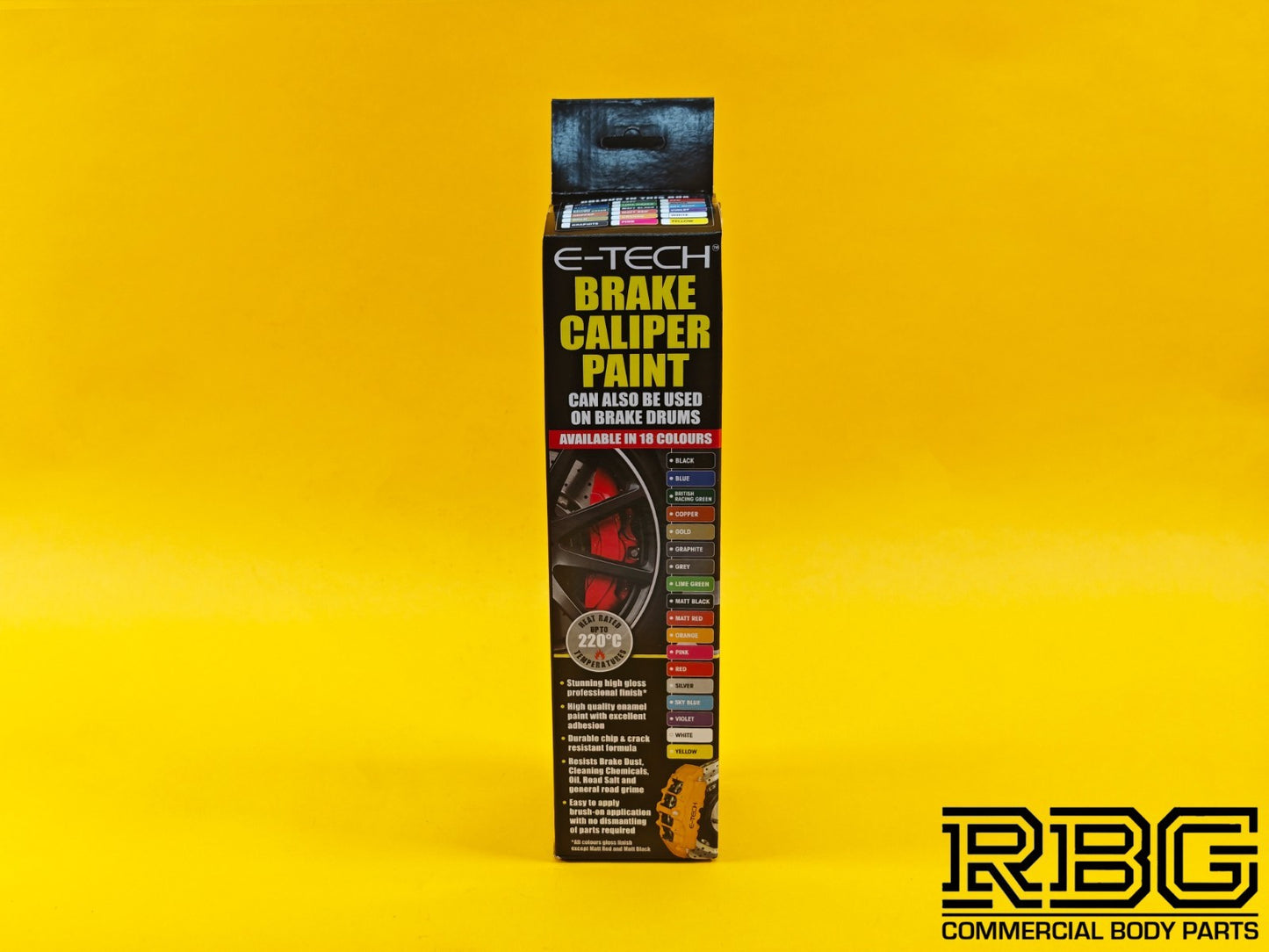 Brake Caliper Paint Kit BLUE Paint + Cleaner + Brush E-TECH For Car Vehicle UK