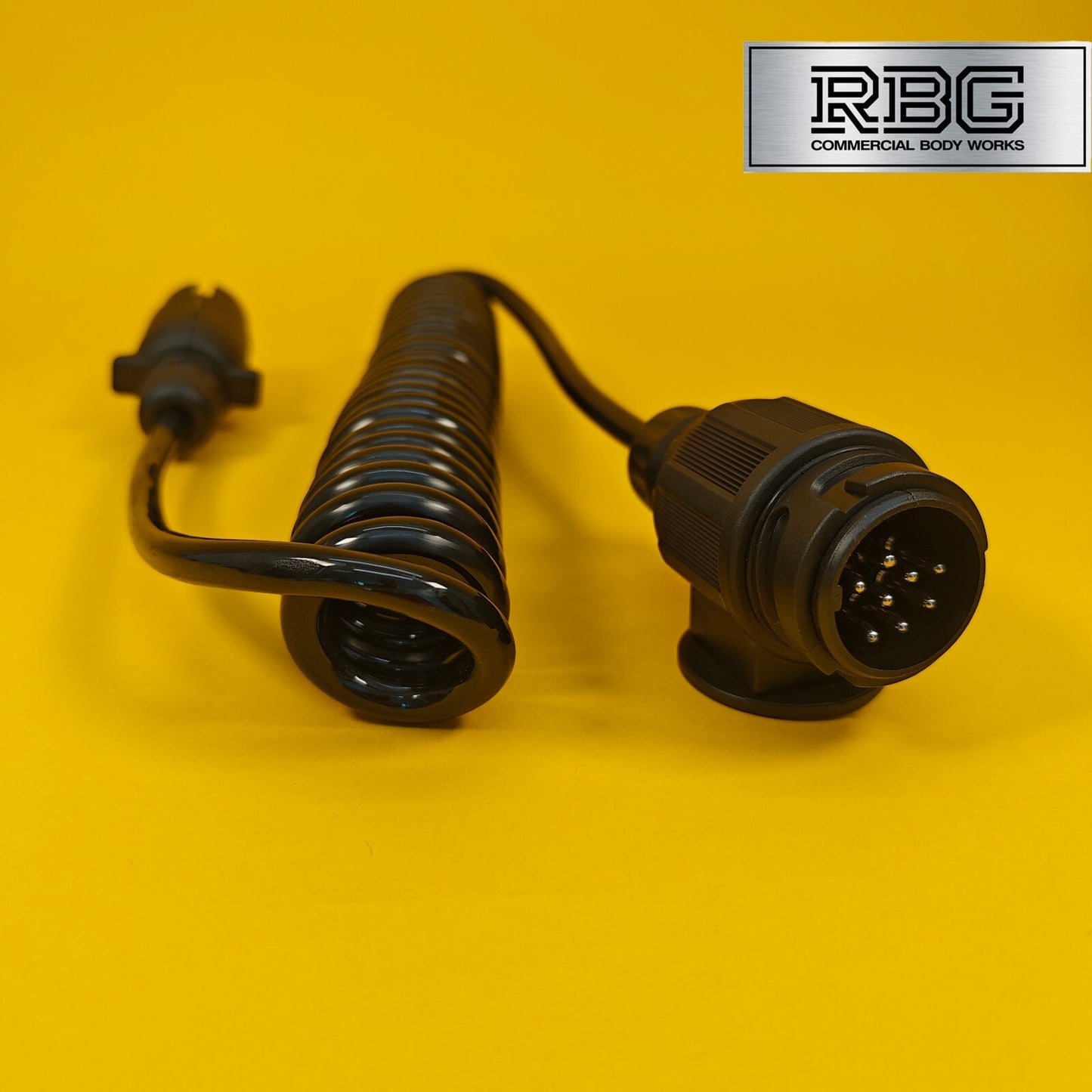 Conversion Lead 7 to 8 Pin Plug 2.5m Curly Cable Wire 13 Pin Type Towing Trailer
