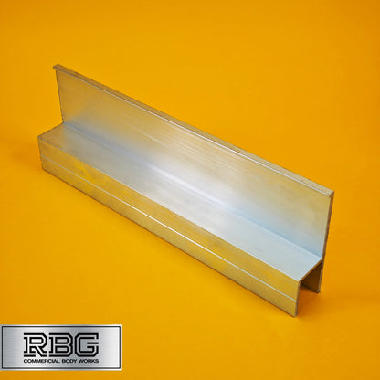 Aluminium End Cap Dropside Hollow Plank Capping Trailer Truck 400mm-2450mm UK