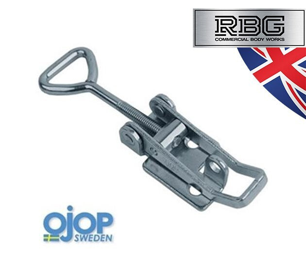 Over Centre Fastener OJOP + Catch Plate MEDIUM LOCKING Trailer Truck Caravan