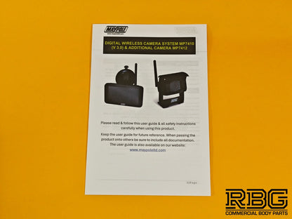 Digital Reversing Camera System WIRELESS Night Vision FHD Caravan Horsebox Lorry