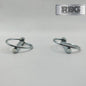 2x Lynch Pins Ø8 x 44.5mm Zinc Plated Steel Linch Pins Trailer, Tractor, Truck