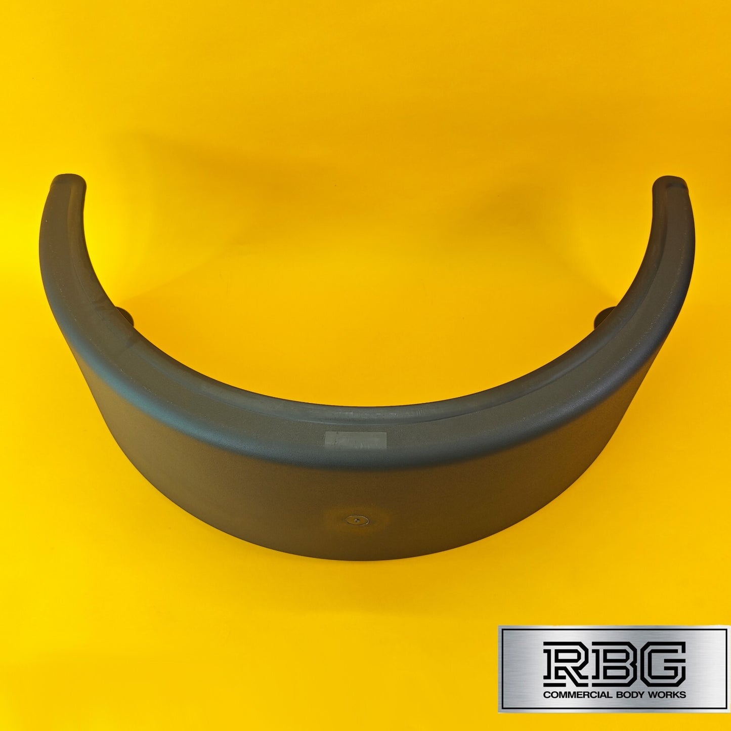 Single Wheel Mudguard Round Plastic 840x270mm Black Mud Flap Domar Truck Italy