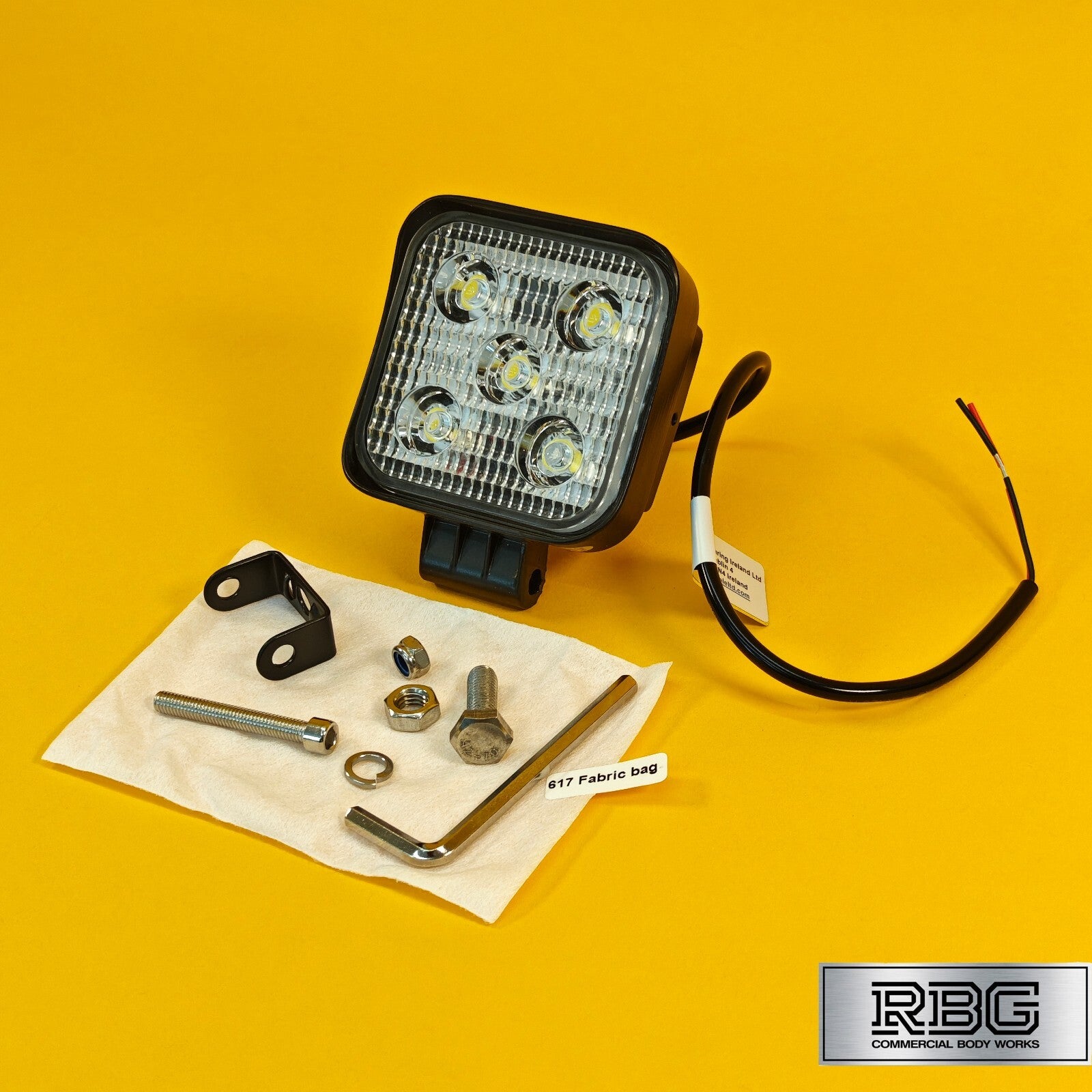 Flood LED Work Lamp Spot Lights 12/24V 15W Waterproof Offroad Car Truck SUV ATV