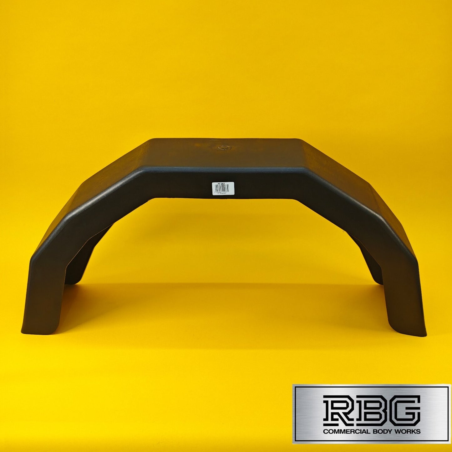 13 Inch Plastic Mudguard Single 760mm x 210mm for Trailer 13″ Wheels Black UK
