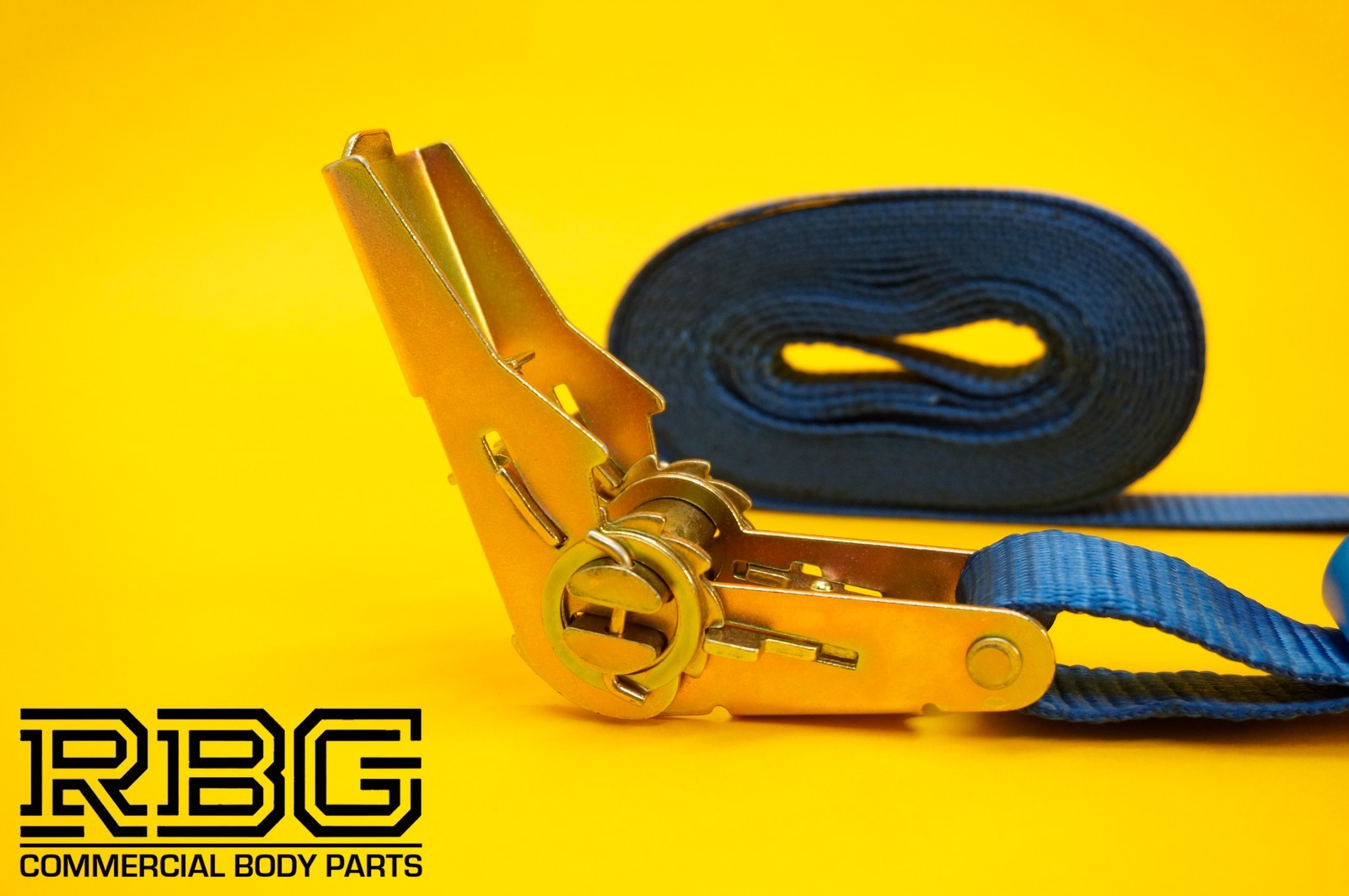 Ratchet Strap Tie Down 1500kg High-Vis Blue 5m 25mm Lashing Cargo Recovery