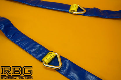 Winching Assistance Straps 1.5m x 50mm Webbing Winch Brother 4Ton Breakaway Claw