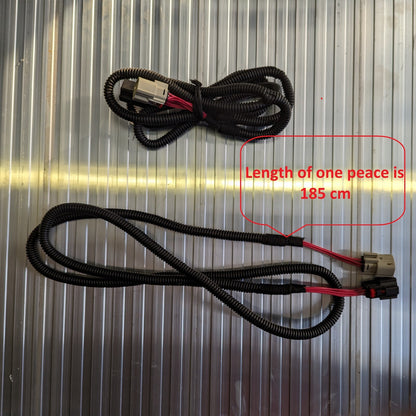 2X Ford Transit MK8 Rear Light 1850mm LONG Extender Wiring Looms