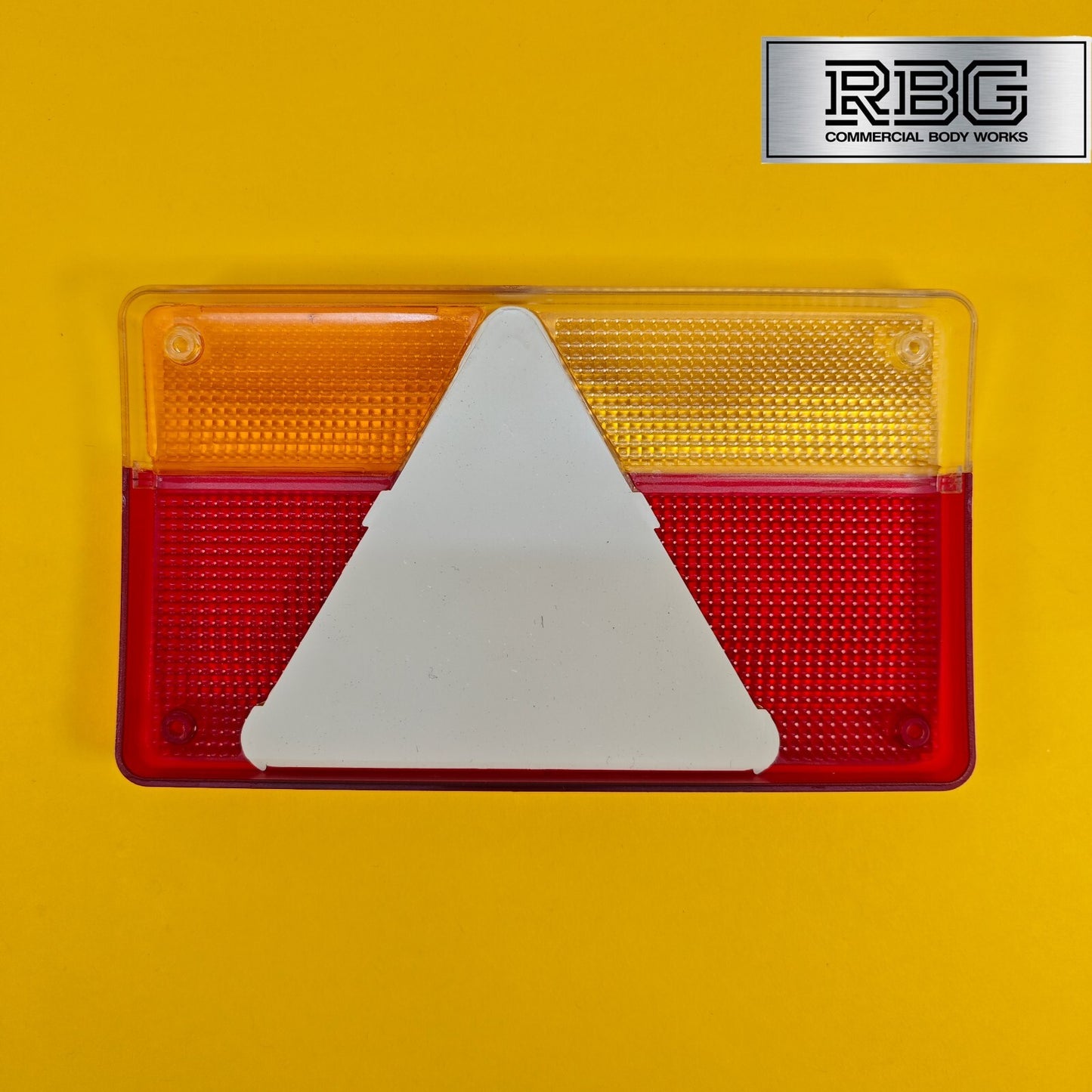 Replacement Lens Rear Light RIGHT for AJBA FP.80 with Orange Reflector Trailer