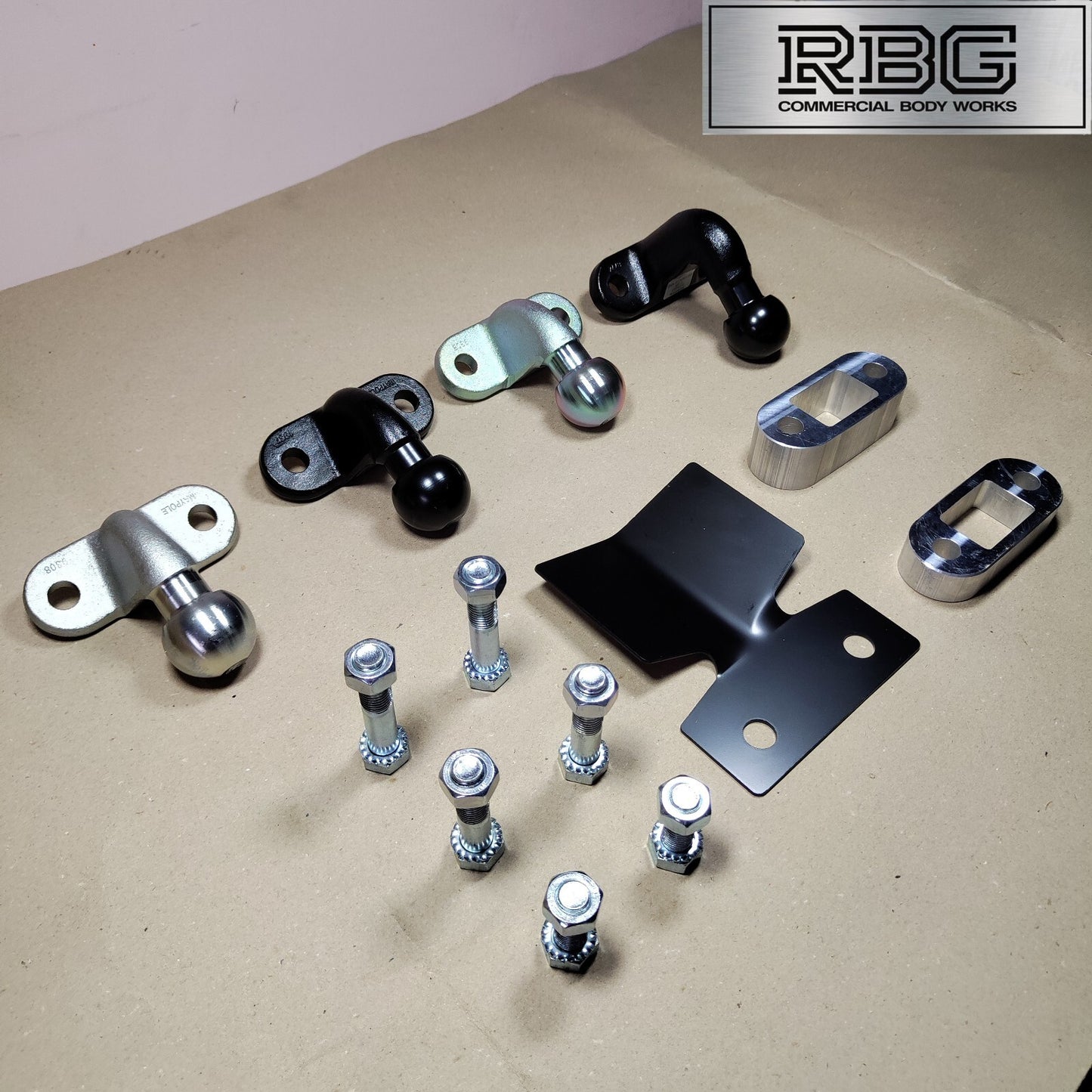 Tow Ball Spacer Bumper Bolt Sets Maypole 50mm Tow Ball Trailer Truck 4x4 Towbar