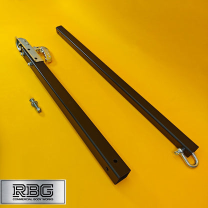 Vehicle Recovery Tow Pole 3.5Ton Ridged Towing Bar 1.8m 3500kg 2pc Steel Car Van
