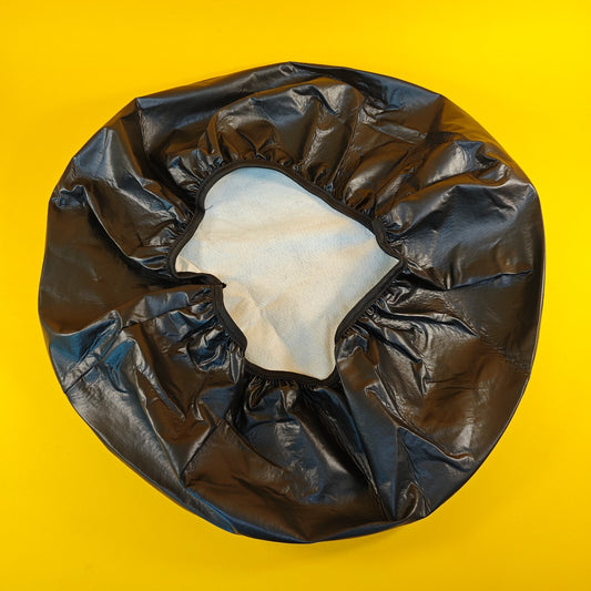 Trailer Spare Wheel Cover for 13 inch Wheel Rim PVC Cotton Weatherproof Black UK