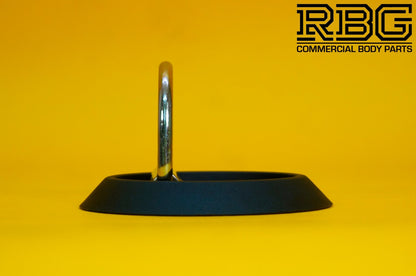 Tie Down Lashing Ring & Base Dish Zinc Plated Steel for Truck Trailer Horsebox