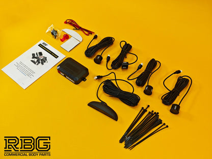 Reversing Parking Sensor Kit 12V Audible Warning Buzzer For Cars Vans Motorhome