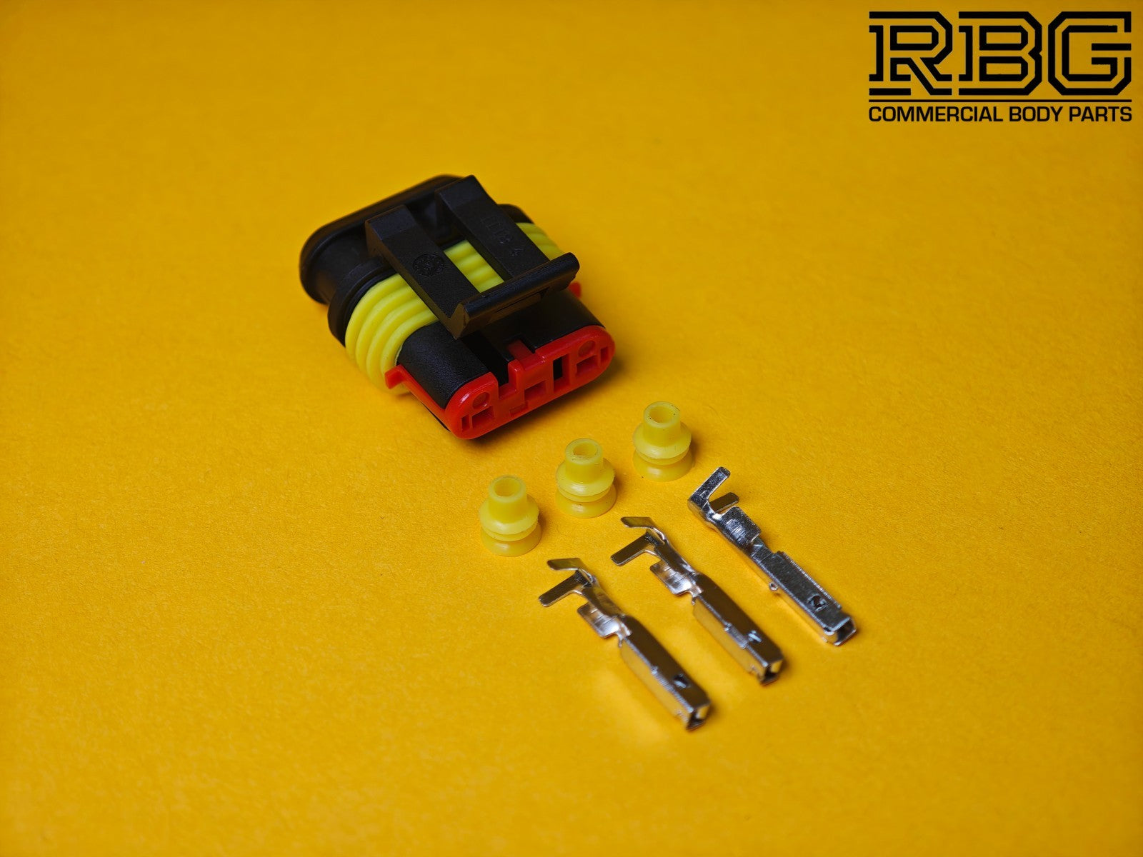 SuperSeal 3 Way Male Plug Kit AMP Electrical Wiring Waterproof IP67 TE Housing