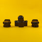 Tow Ball & 2x Socket Cover SET PVC For 50mm Towballs 7 & 13 Pin Sockets Trailer