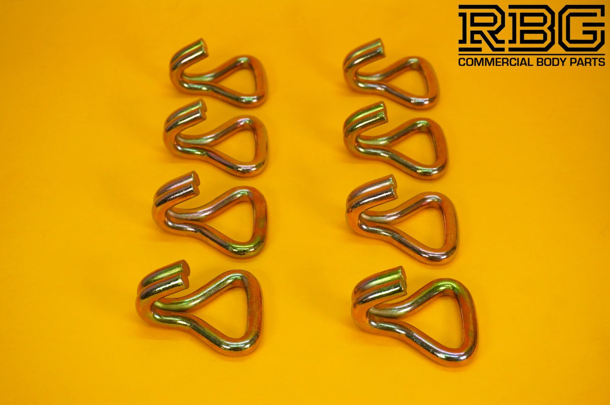 4x Tie Down Ratchet Strap 5T 4mx50mm Over Wheel + Axle Recovery Strap 1mx50mm