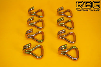 4x Tie Down Ratchet Strap 5T 4mx50mm Over Wheel + Axle Recovery Strap 1mx50mm