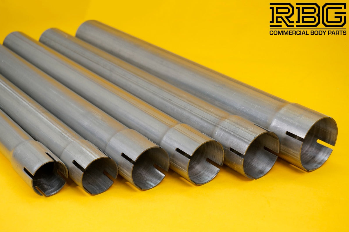 Exhaust Pipe Repair Section Tube Expanded Swaged Fit 500mm Long - VARIOUS SIZES