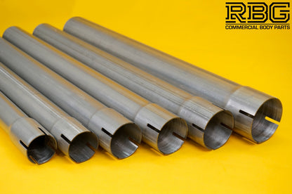Exhaust Pipe Repair Section Tube Expanded Swaged Fit 500mm Long - VARIOUS SIZES