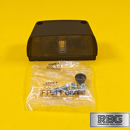 Number Plate Light AJBA Rear Reg Number Plate Lamp Truck Trailer Caravan 12V