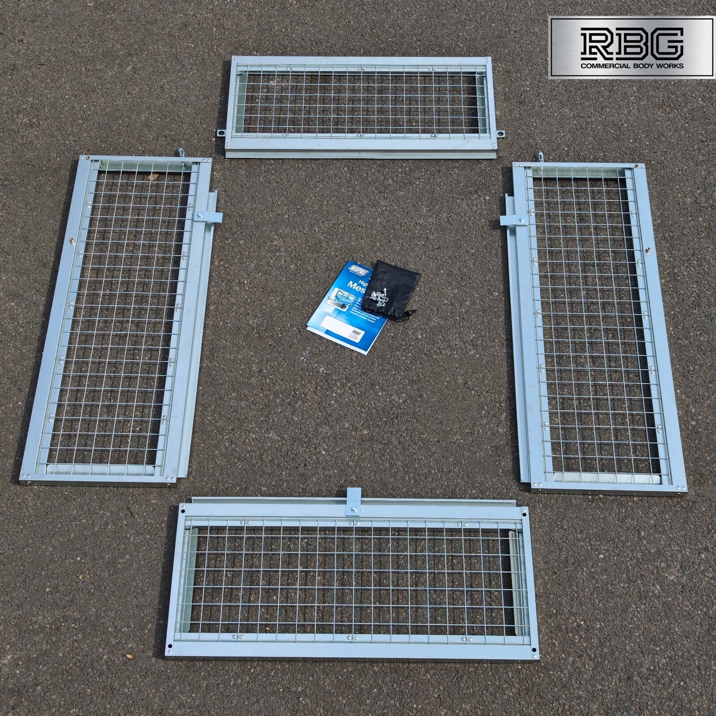 High Side Mesh Kit for Erde 122 & Maypole MP6812 Trailers Heavy Duty 440mm UK