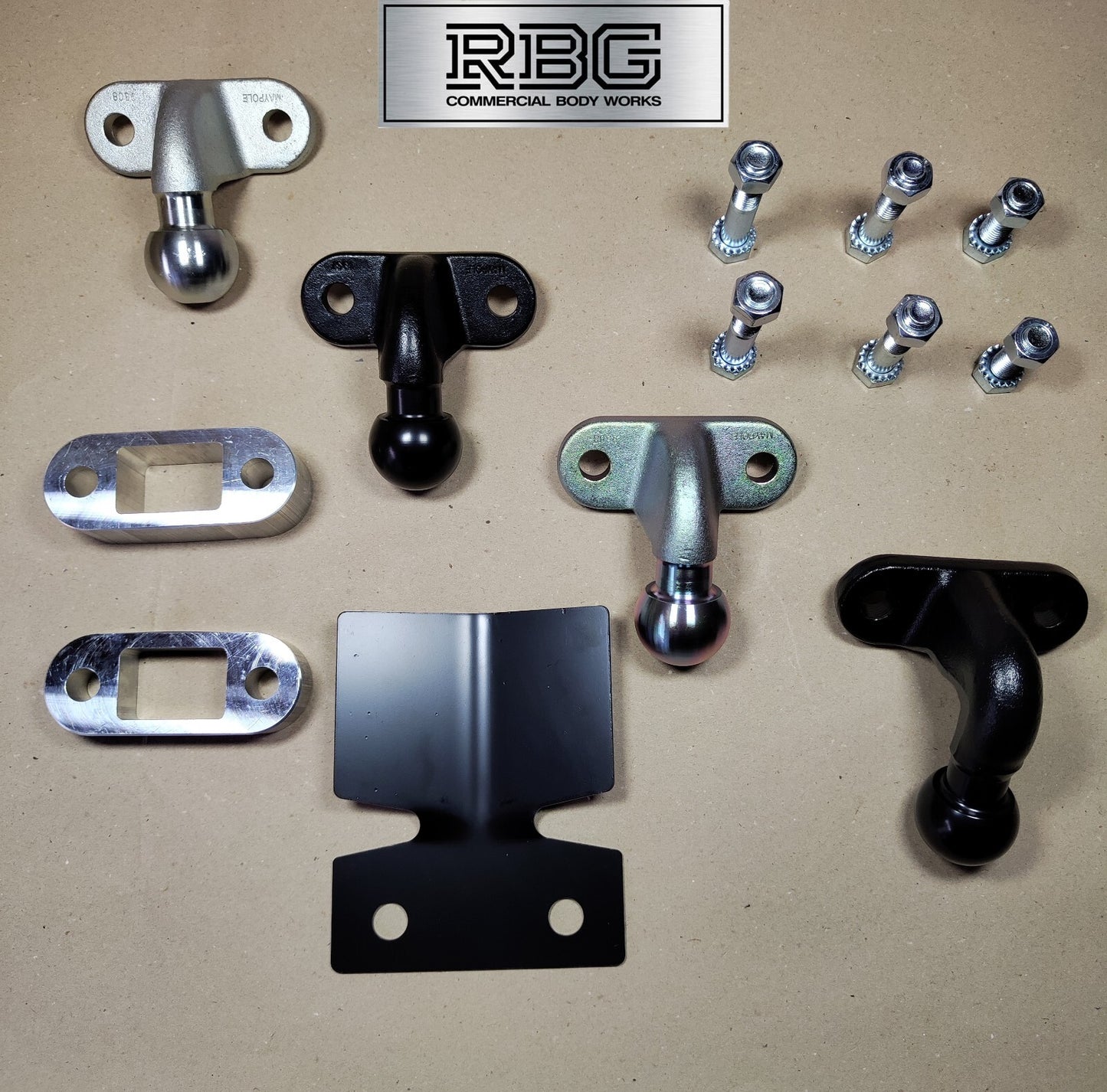 Tow Ball Spacer Bumper Bolt Sets Maypole 50mm Tow Ball Trailer Truck 4x4 Towbar