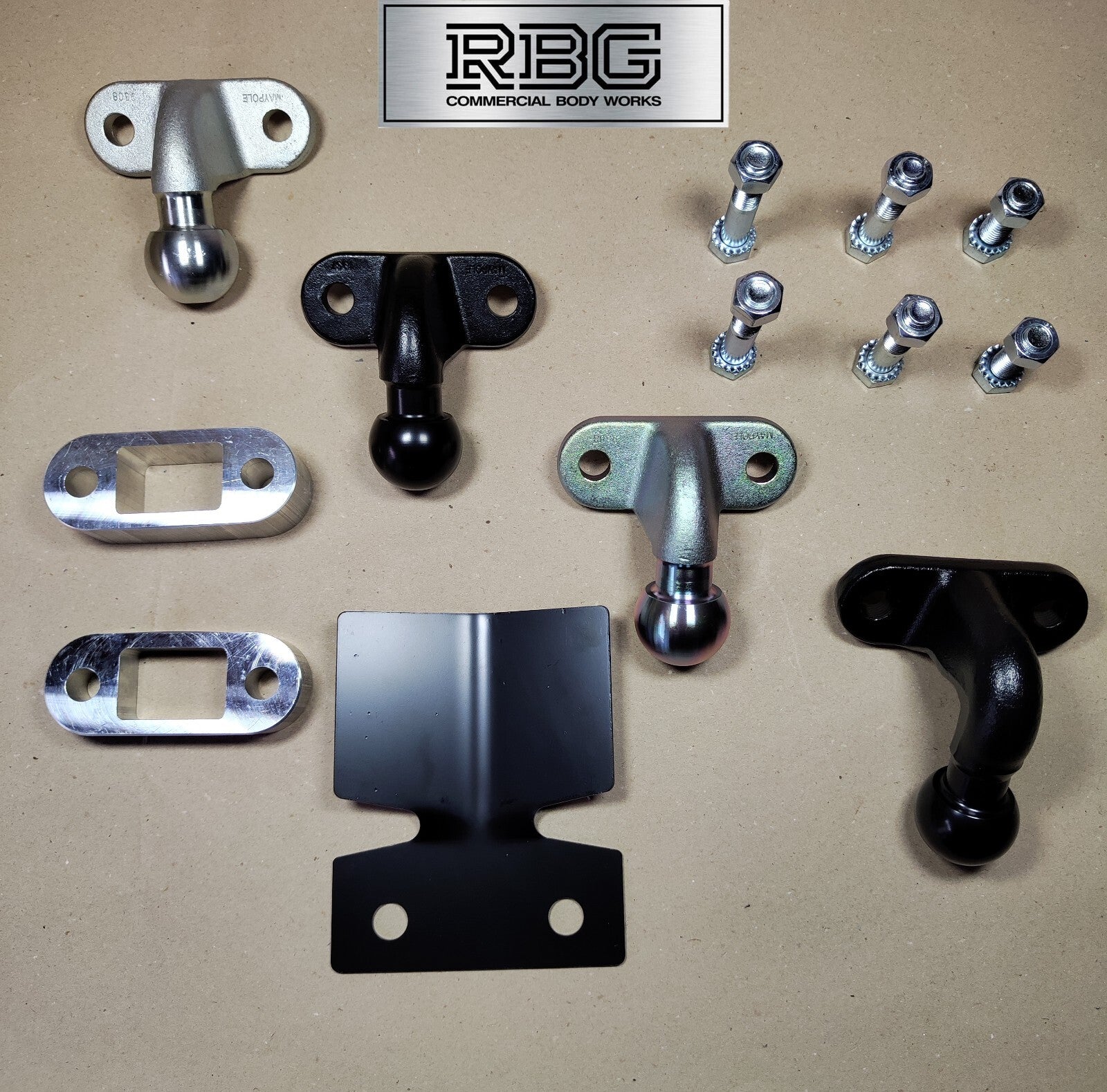 Tow Ball Spacer Bumper Bolt Sets Maypole 50mm Tow Ball Trailer Truck 4x4 Towbar