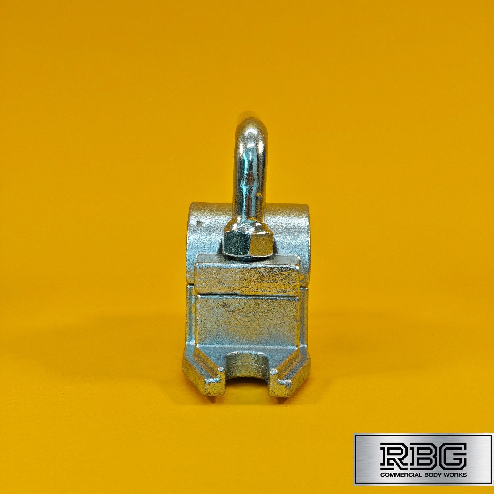 Jockey Wheel Clamp 48mm For Trailer Prop Stand Serrated Heavy Duty Zinc Plated