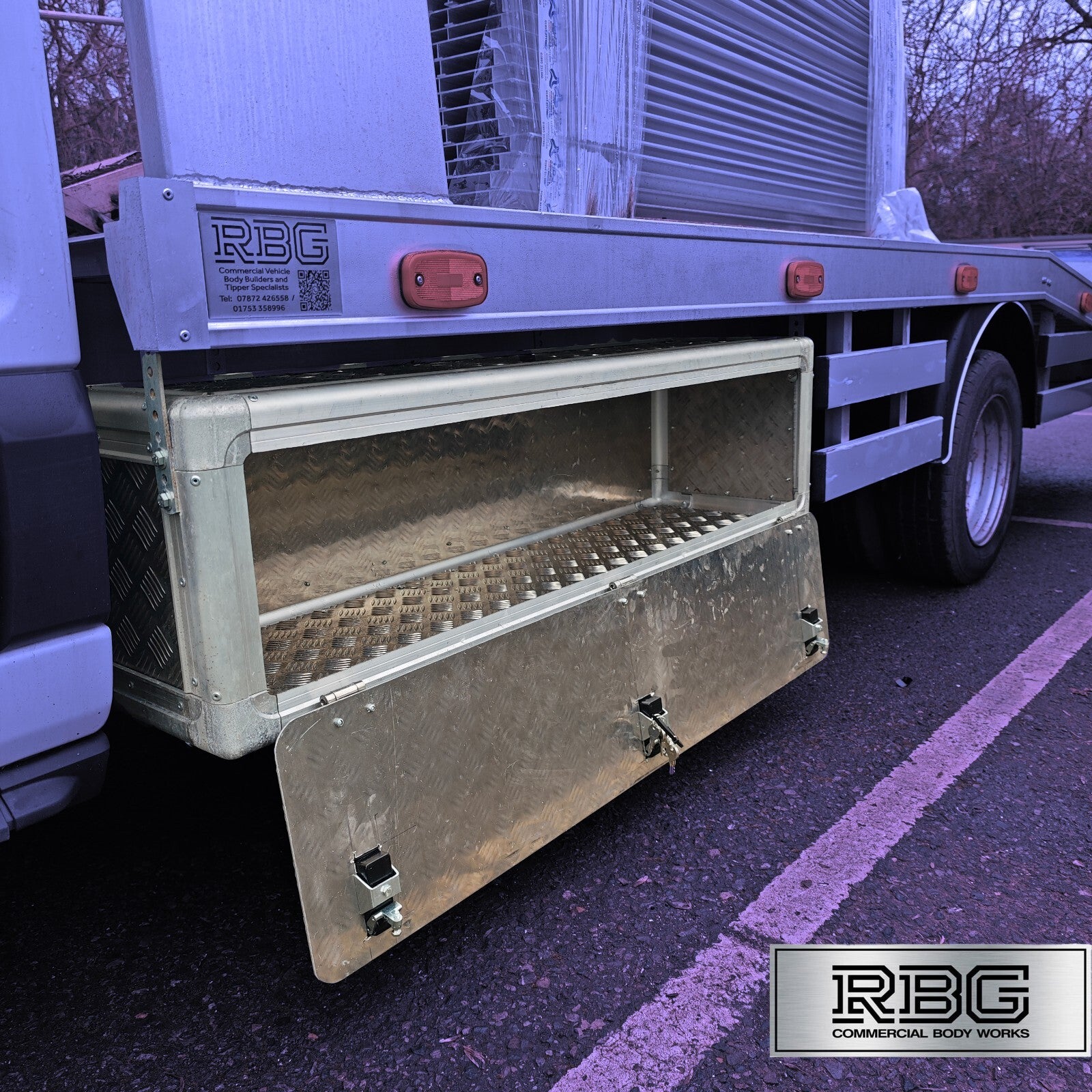 Toolbox Storage Box Lockable for Recovery Vehicle Aluminium Trucks FREE POSTAGE!