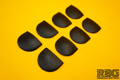 Body and Bumper Guard Kit 5m Black Rubber Moulding Strip + End Caps 47mm E-TECH
