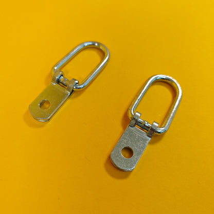2x Small Lashing Ring Tie Down Zinc Plated for Trailer Horsebox Truck Van...