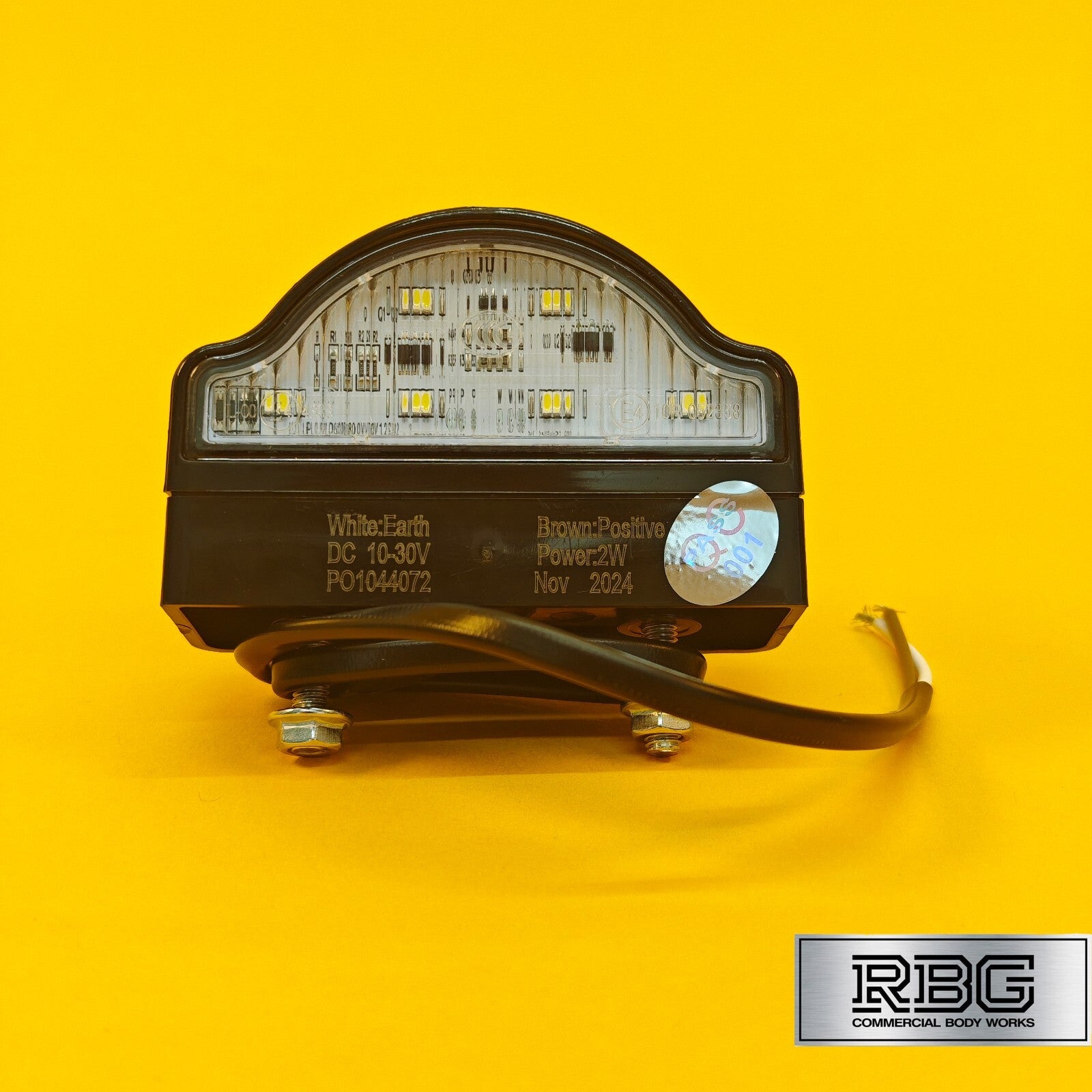 Number Plate Light LED 10-30V Light for Trailer Caravan Trucks Ifor Williams UK