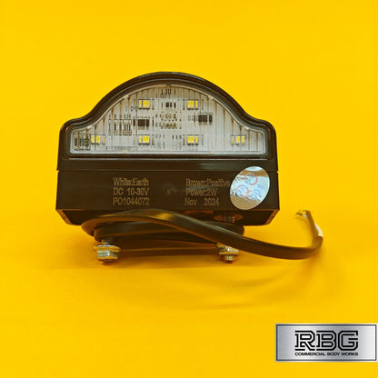 Number Plate Light LED 10-30V Light for Trailer Caravan Trucks Ifor Williams UK