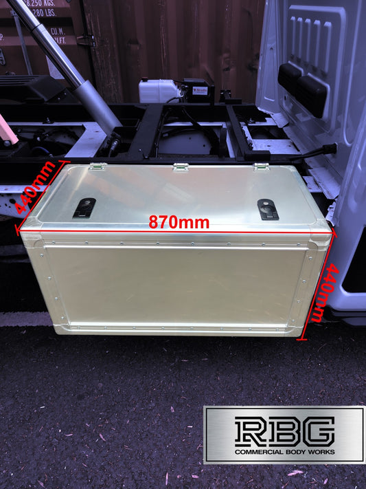 Mercedes Benz Sprinter Toolbox Storage Box Lockable Aluminium FREE POSTAGE!!!