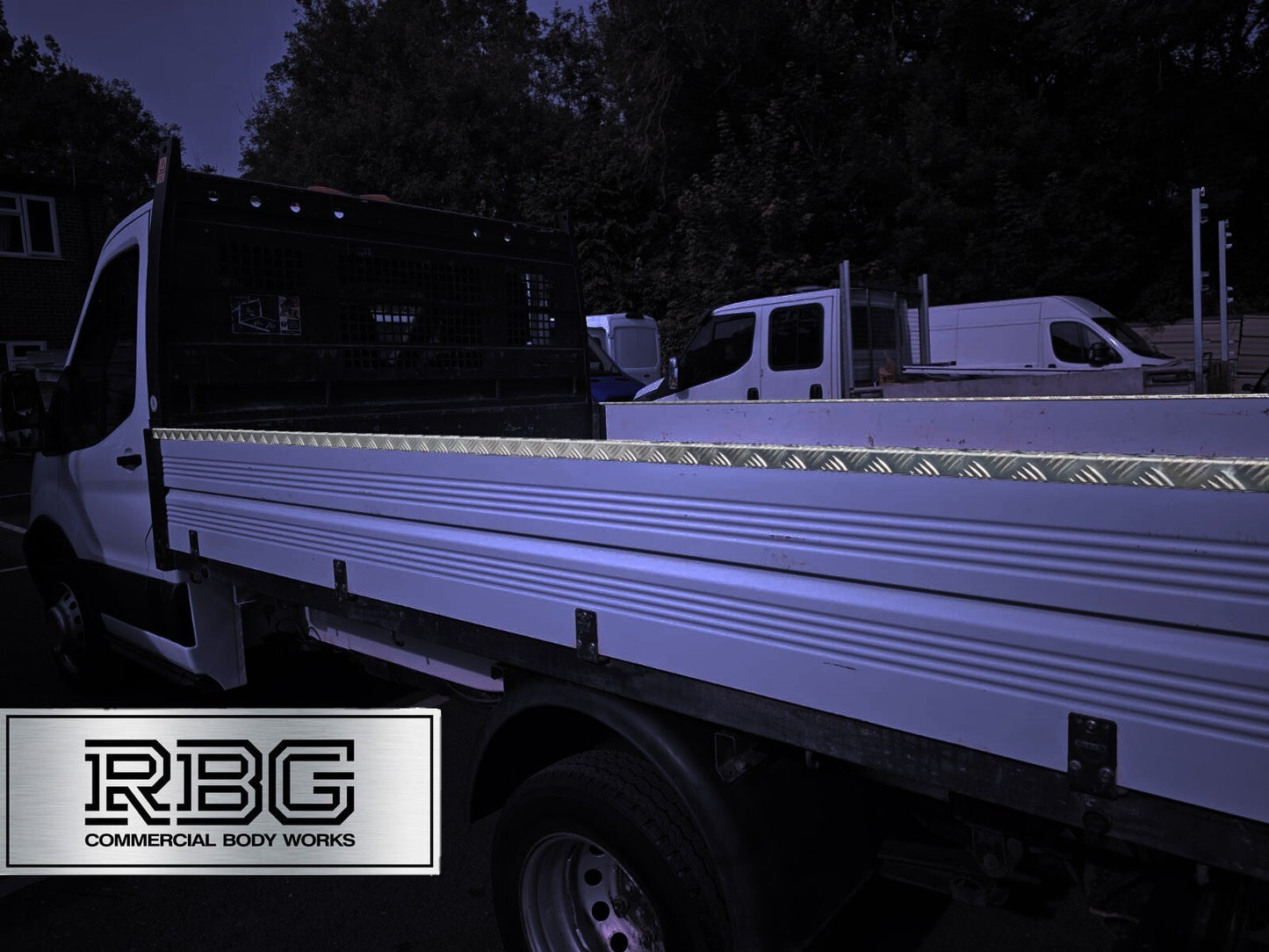U Shape Strips Checker Plate Set for Tail & Side Boards on Tipper Dropside Truck